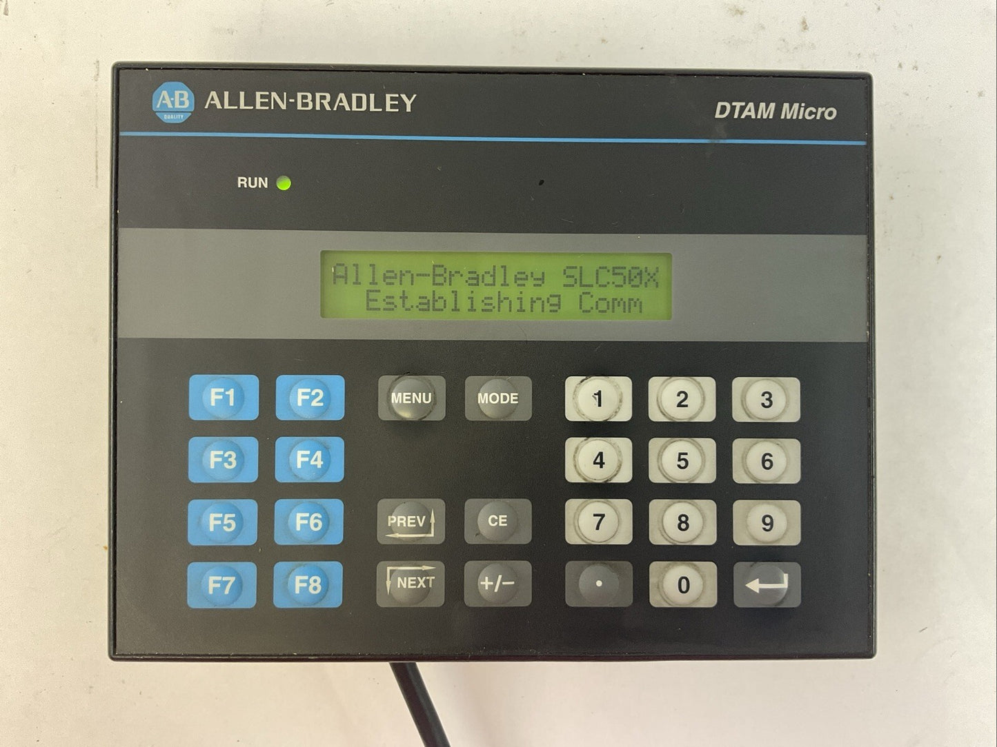 ALLEN BRADLEY 2707-M485P3 SER C REV B DTAM MICRO OPERATOR INTERFACE 18-30VDC