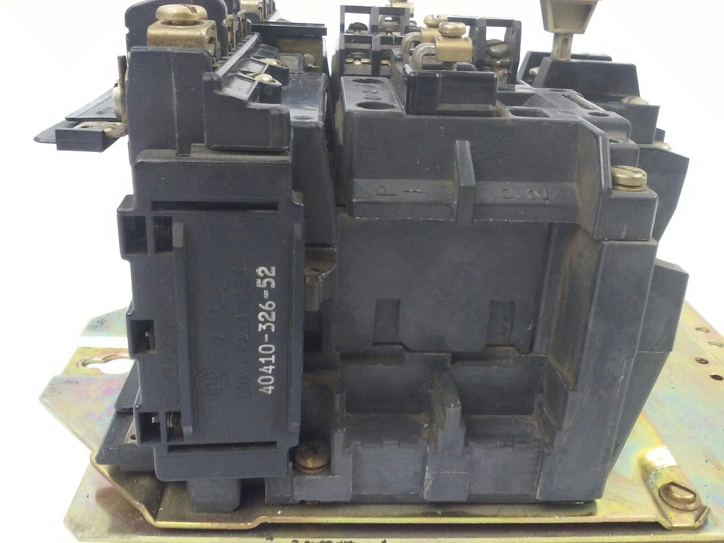 ALLEN BRADLEY 505-BOD, SER. A, REVERSING STARTER, SIZE 1, 600V, 120V COIL, USED