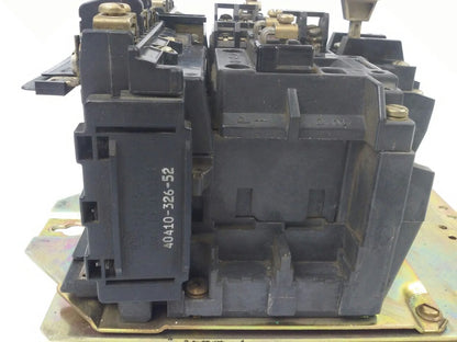 ALLEN BRADLEY 505-BOD, SER. A, REVERSING STARTER, SIZE 1, 600V, 120V COIL, USED