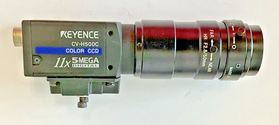 KEYENCE CV-H500C DIGITAL CAMERA 11X HR F2.8/50MM