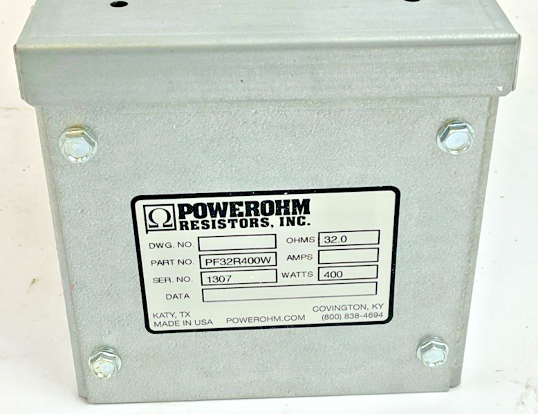 POWER OHM RESISTORS PF32R400W BRAKING RESISTOR 32OHM 400W