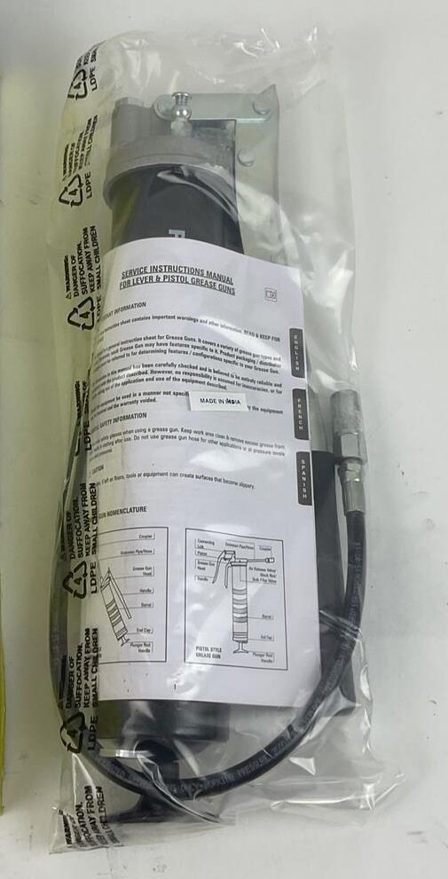 PROLUBE  78815917 18" FLEX  LEVER GREASE GUN HEAVY DUTY