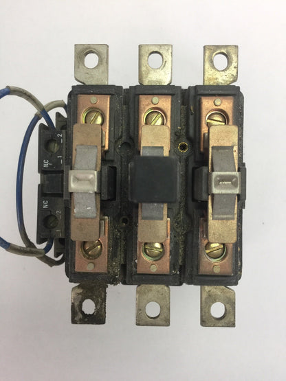 SQUARE D 8502 PG3.00 CONTACTOR 600VAC 100A 60HP 3 POLE 3 PHASE