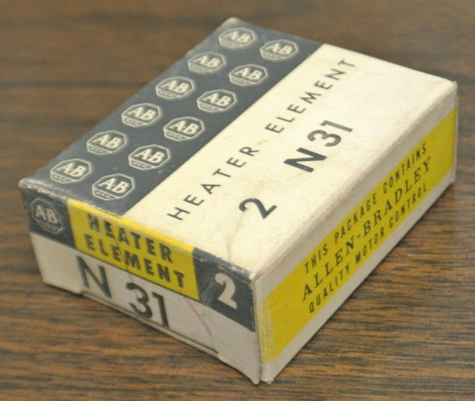 BOX of 2 / ALLEN-BRADLEY N31 THERMAL OVERLOAD HEATER ELEMENT  / NEW SURPLUS