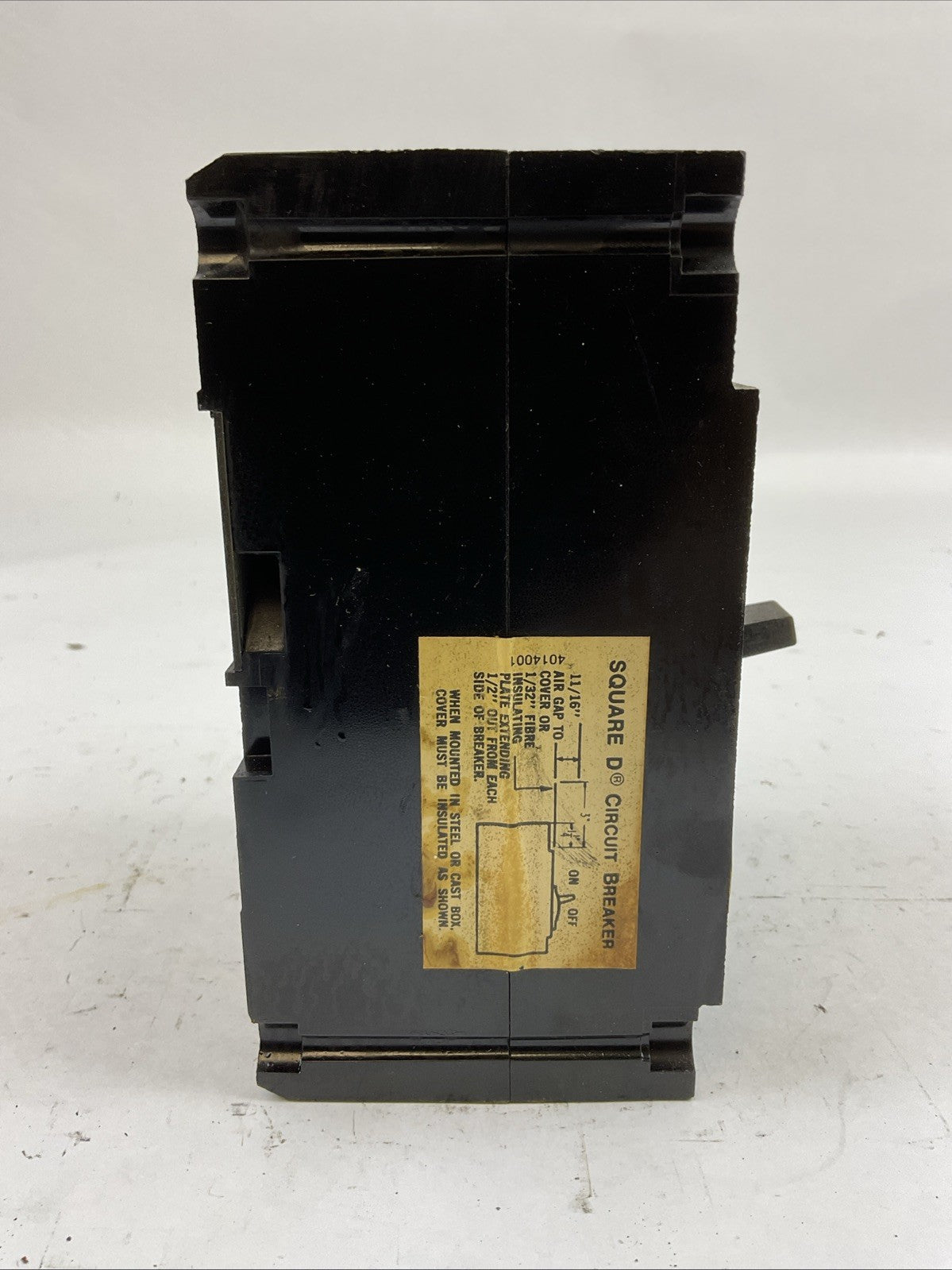SQUARE D FAL3600712M 7AMP 600VAC 3POLE ADJ. INSTANTANEOUS TRIP CIRCUIT BREAKER