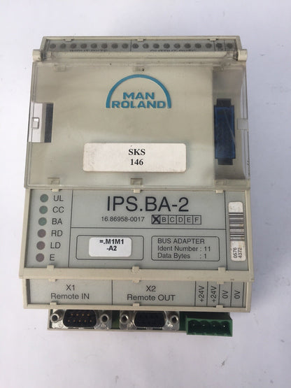 MAN ROLAND IPS.BA-2 MOTOR CONTROL,BUS ADAPTER / COMM. MODULE