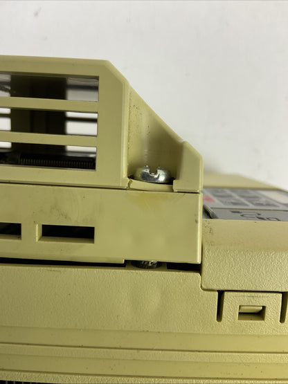 YASKAWA CIMR-VU4A0011FAA REV: C V1000 AC DRIVE OUTPUT 3PH 0-480V 11.1/9.2A