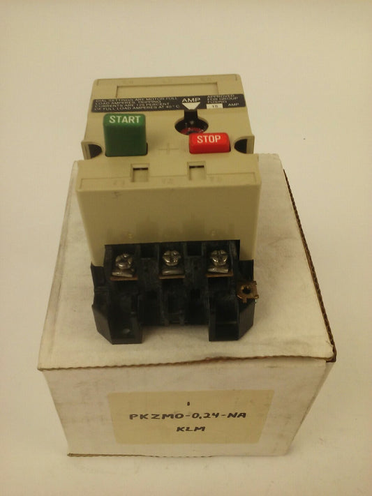 KLOCKNER MOELLER PKZM0-2,4-NA  MOTOR STARTER 15A 3P 600V 10HP, PKZM0-0,24-NA