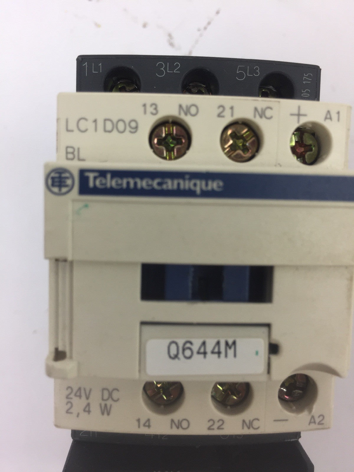 TELEMECANIQUE LC1D09BL CONTACTOR LRD04 OVERLOAD RELAY LAD4TBDL 24V