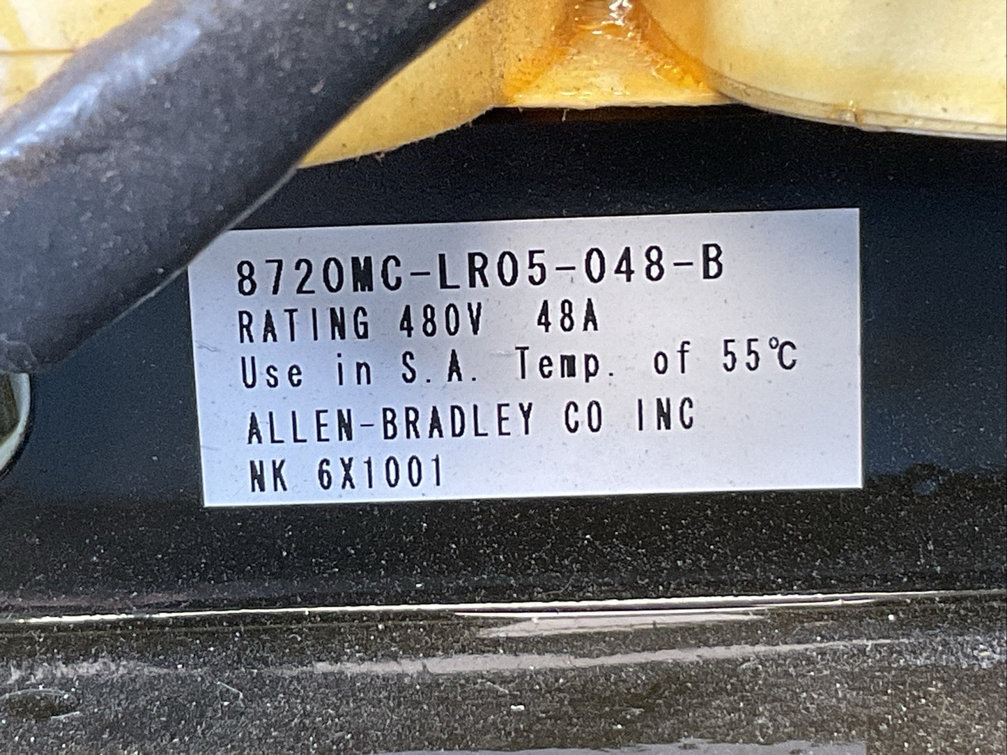 ALLEN BRADLEY 8720MC-LR05-048-B LINE REACTOR 480V 48A