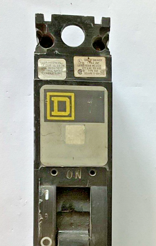 SQUARE D FHL16030 CIRCUIT BREAKER 30A 277VAC 125VDC 1POLE