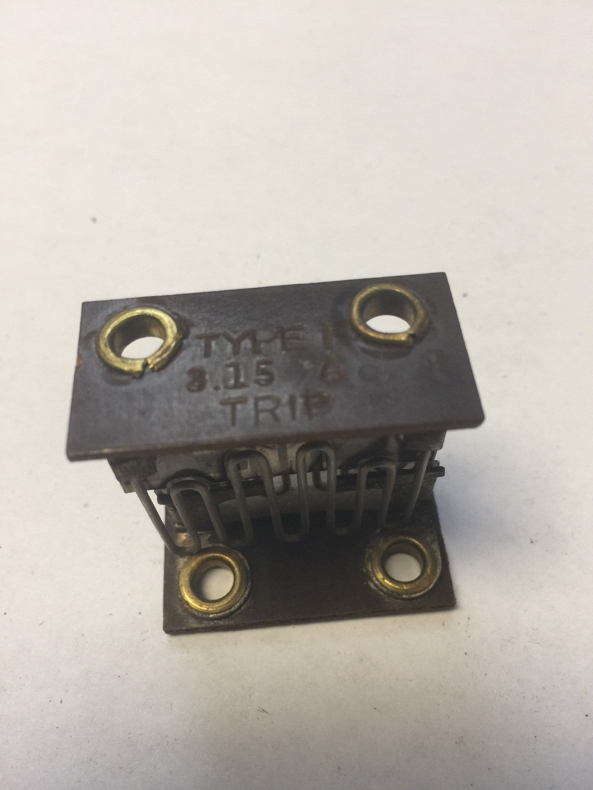 FEDERAL PACIFIC FPE TYPE F HEATERS TRIP RATING3.15 AMPS