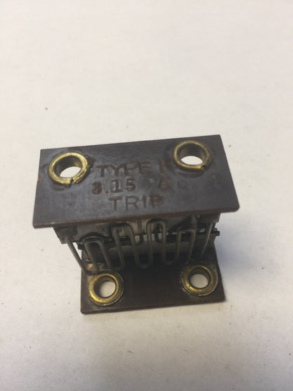 FEDERAL PACIFIC FPE TYPE F HEATERS TRIP RATING3.15 AMPS