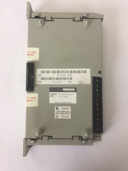 AEG MODICON AS-B350-001 OUTPUT MODULE 115VAC