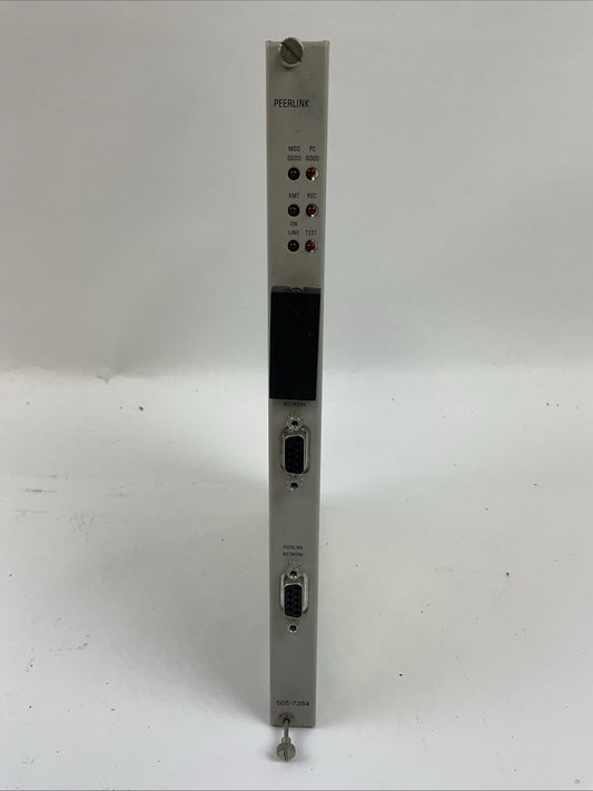 SIEMENS 505-7354 PEERLINK NETWORK COMMUNICATIONS MODULE