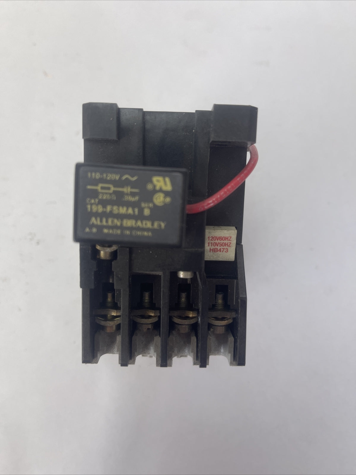 ALLEN BRADLEY STARTER 100-A24ND3 SER C CONTACTOR 24A 600VAC 20HP COIL 120V 60HZ