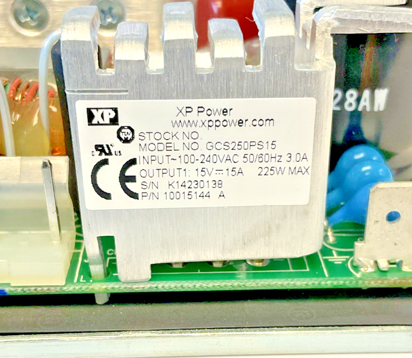 XP POWER GCS250PS15 AC/DC CONVERTER 240VAC 50/60HZ 3.0A