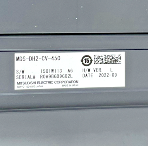 MITSUBISHI MDS-DH2-CV-450 SERVO DRIVE 37KW 85A 50-60HZ H/W VER.L 648V