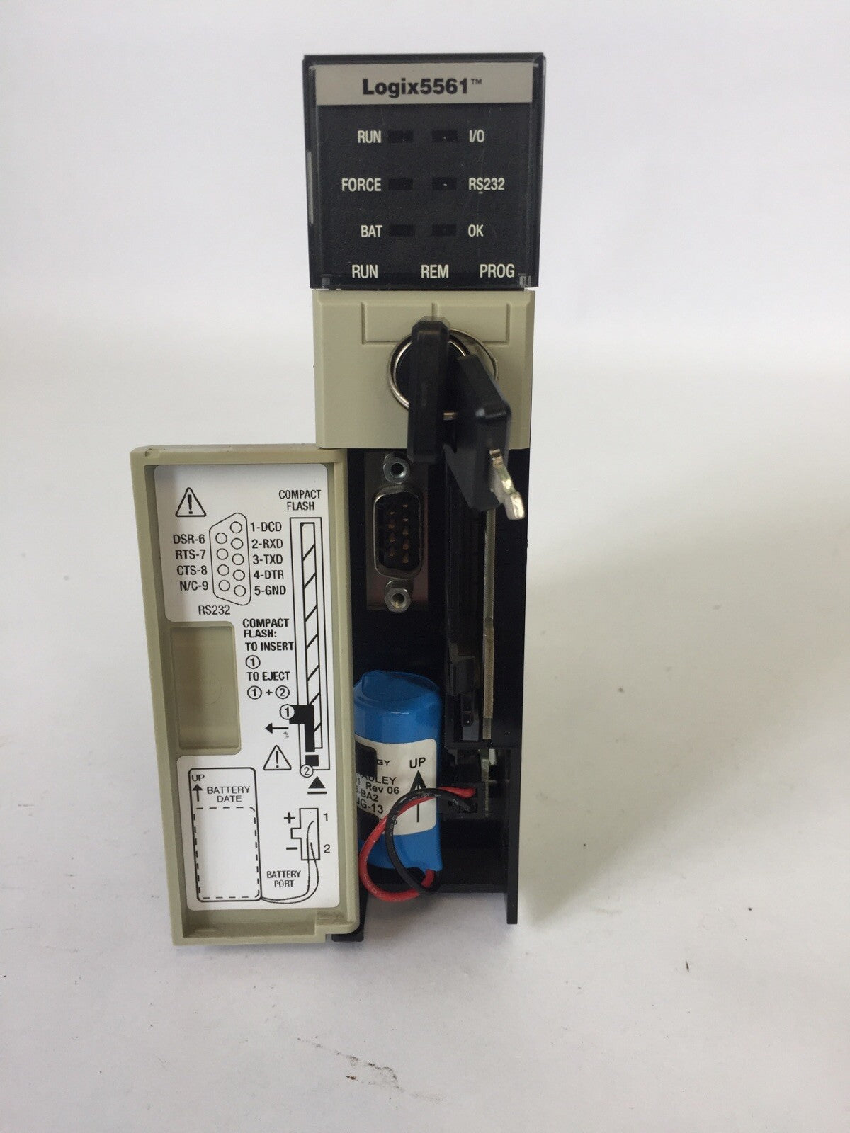 ALLEN BRADLEY 1756-L61 SER B LOGIX 5561 PROCESSOR CAT REV E01 F/W REV 1.9 24VDC