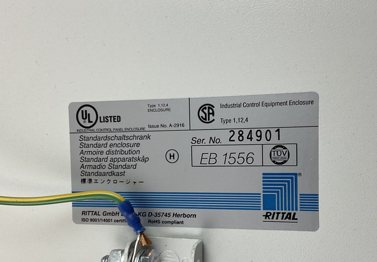 CLAVIS EPAS-02 BELT TENSION METER RITTAL EB1556 PCT/GB/8700171