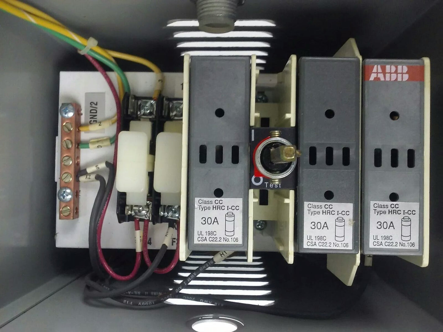 DAYKIN ELECTRIC GMDGTA-05BZ872U TRANSFORMER DISCONNECT SWITCH 480V, 1000VA, 2.3A