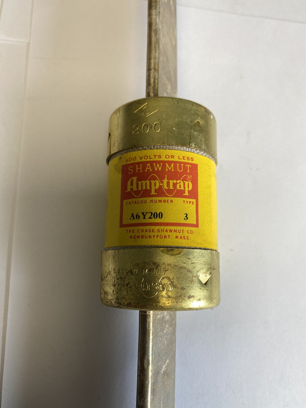 Shawmut Amp-trap A6Y200 Type 3 200A 600V Fuse "Lot of 2"