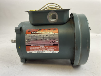 RELIANCE ELECTRIC S-2000 P56H1441Z AC MOTOR 1HP 1725RPM 208-230/460-480V