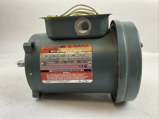 RELIANCE ELECTRIC S-2000 P56H1441Z AC MOTOR 1HP 1725RPM 208-230/460-480V