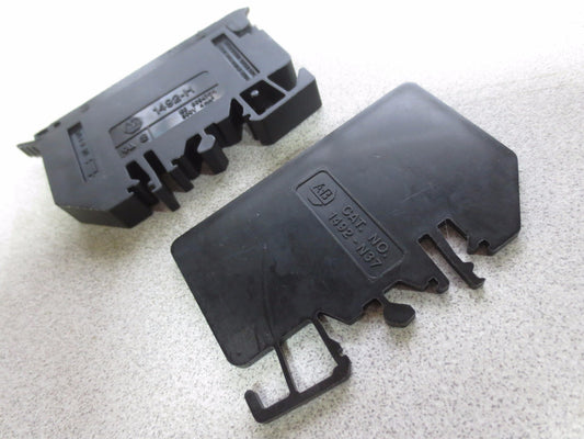 ALLEN-BRADLEY 1492-H TERMINAL BLOCK (22 Pcs) + 1492-N37 END BARRIER (2 Pcs)