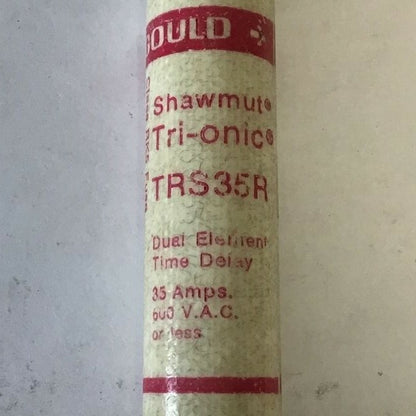 GOULD SHAWMUT TRS35R FUSE 600VAC/300VDC CLASS RK5 35A ***LOTOF3***
