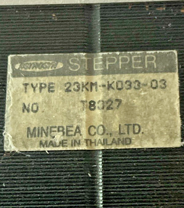 MINEBEA ASTROSYN 23KM-K033-03 STEPPER ELECTRIC MOTOR