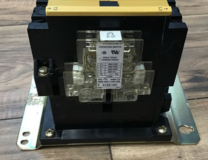ALLEN BRADLEY 104-A60ND3 REVERSING CONTACTOR SER.C 60A 660V GD473 COIL 120V