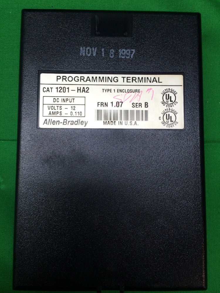 ALLEN BRADLEY 1336S-BRF05-AA-EN4-HA2-L5E, Ser. D PROGRAMMING TERMINAL,1201- HA2
