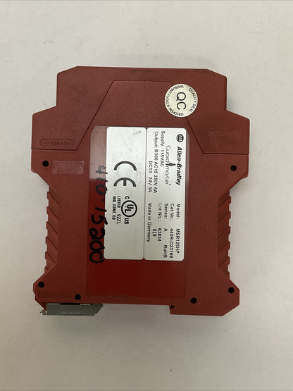 ALLEN BRADLEY 440R-D21369 MSR125HP SER A SAFETY RELAY