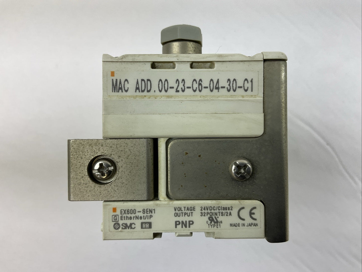 SMC EX600-SEN1 ETHERNET / IP 24VDC CLASS 2 OUTPUT 32POINTS / 2A