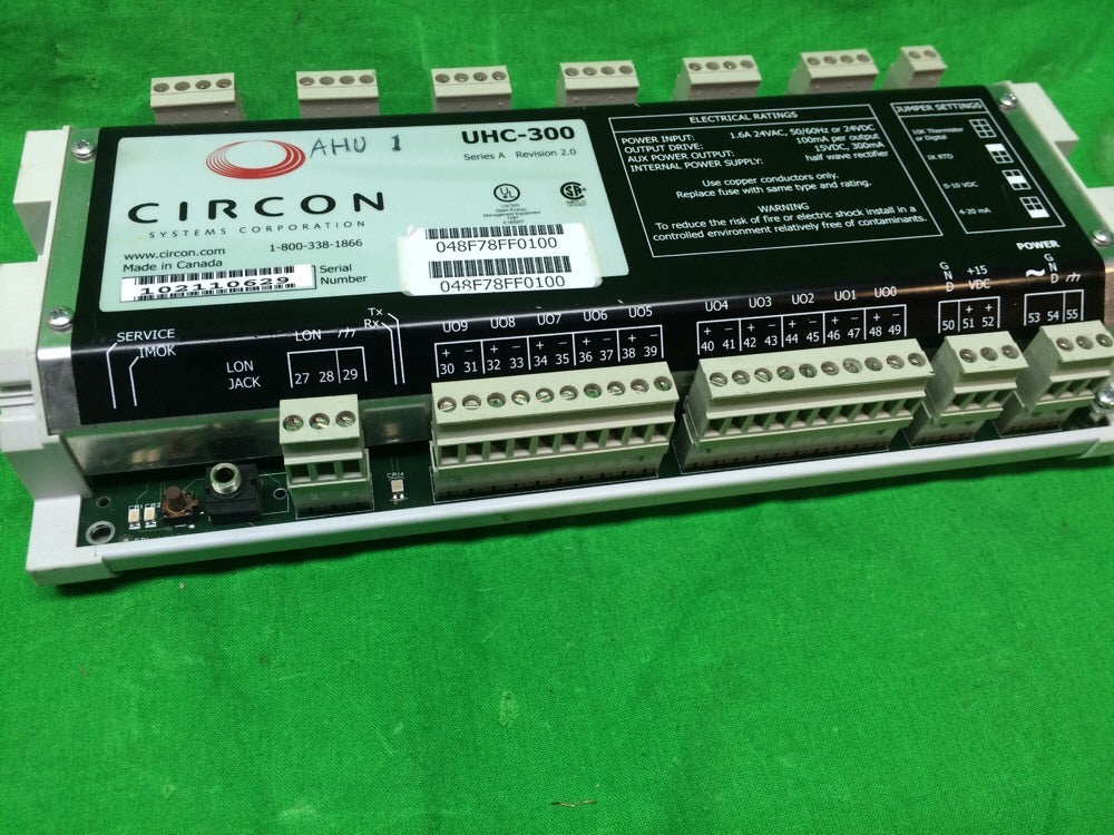 Circon UHC-300 Controller Ser. A Rev. 2.0