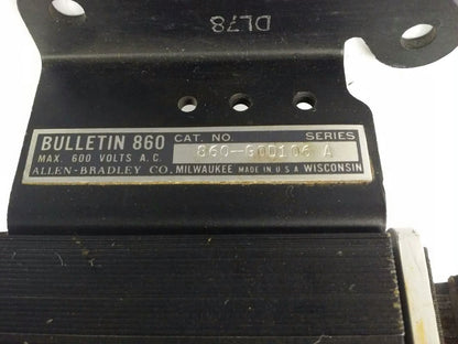 ALLEN BRADLEY, 860-GOD106, SER.A, AC SOLENOID, SIZE 6, 120V-60HZ, 600V MAX, NEW