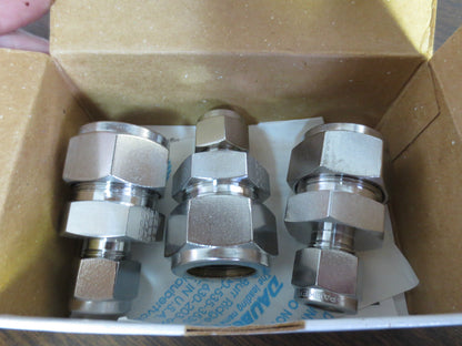 PARKER 12RU6-316 A-LOK REDUCING UNION ASSEMBLY 3/4"x3/8" STAINLESS STEEL - NEW