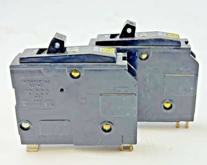 SQUARE D *LOT OF 2* - QO115 - STAB-LOK CIRCUIT BREAKERS - 1 POLE/240VAC/15A -NEW