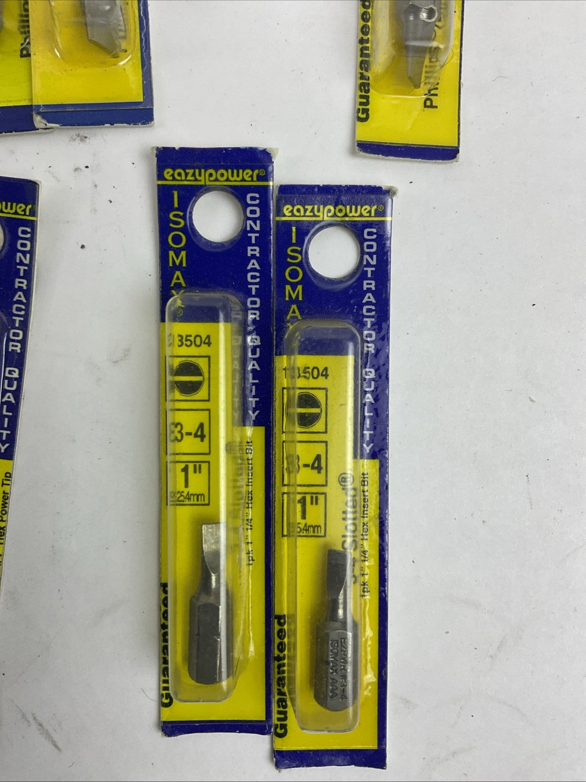 EAZYPOWER ISOMAX CONTRACTOR QUALITY PHILLIPS / SLOTTED BIT LOT