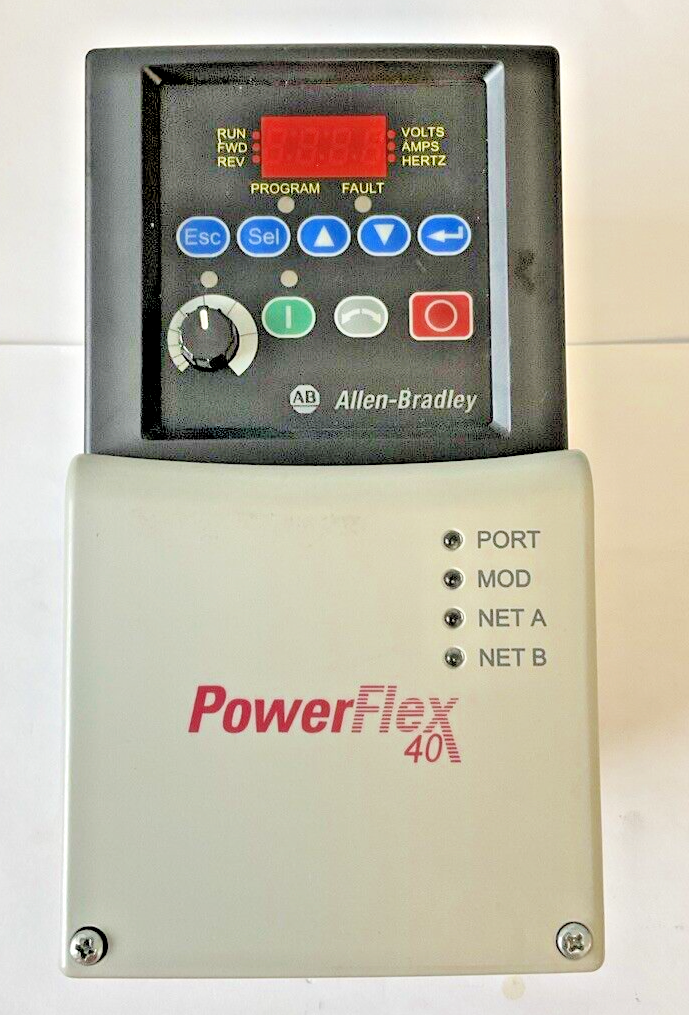 ALLEN BRADLEY 22B-D4P0N104 POWER FLEX AC DRIVE SER.A 1.5KW/2.0HP  FRN.6.02