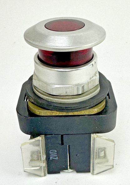 ALLEN-BRADLEY - 800T-FXQH24RA1 SER. T -RED MUSHROOM PUSH/PULL BUTTON W/ 800T-XA1