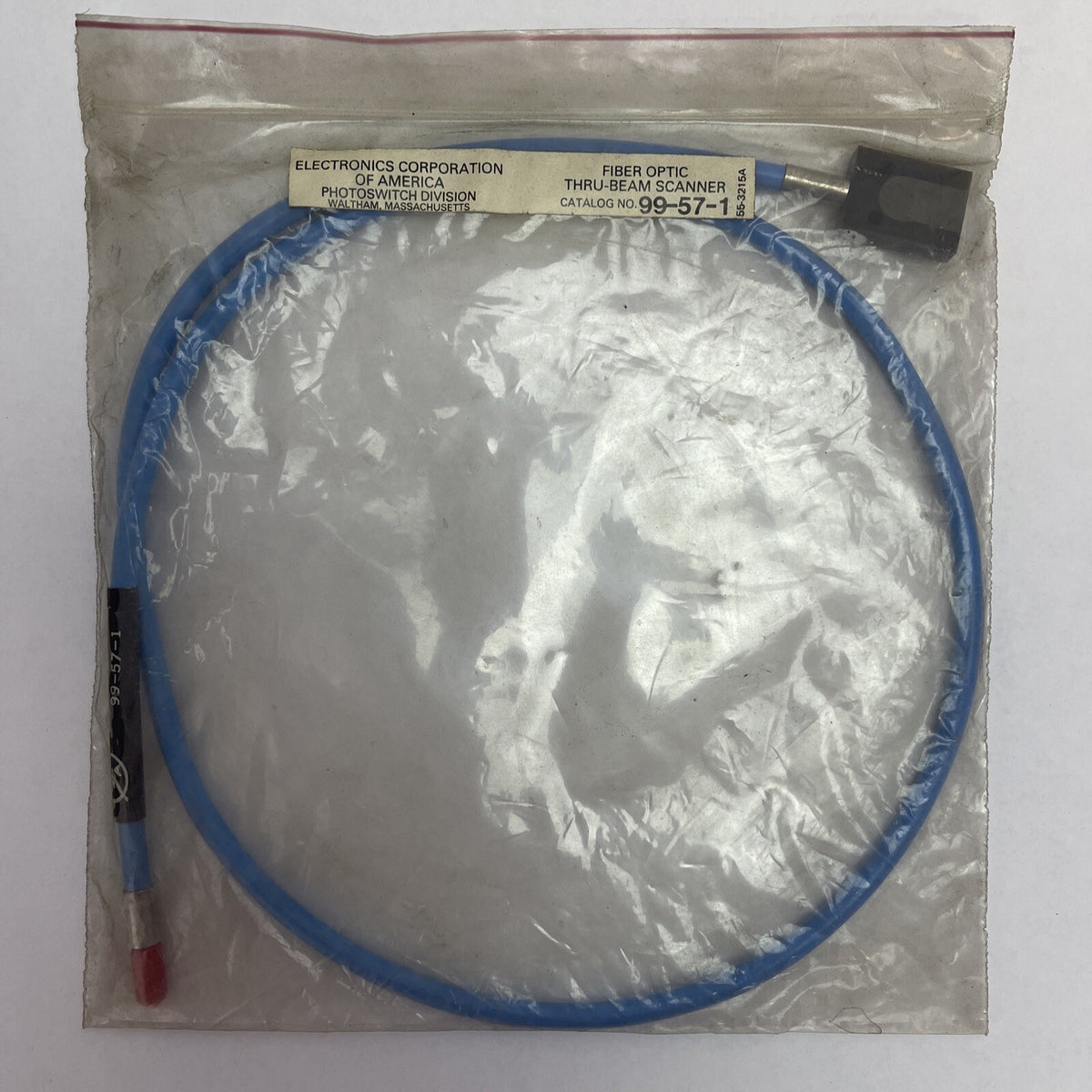 ELECTRONICS CORPORATION 99-57-1 PHOTOSWITCH FIBER OPTIC THRU-BEAM SCANNER
