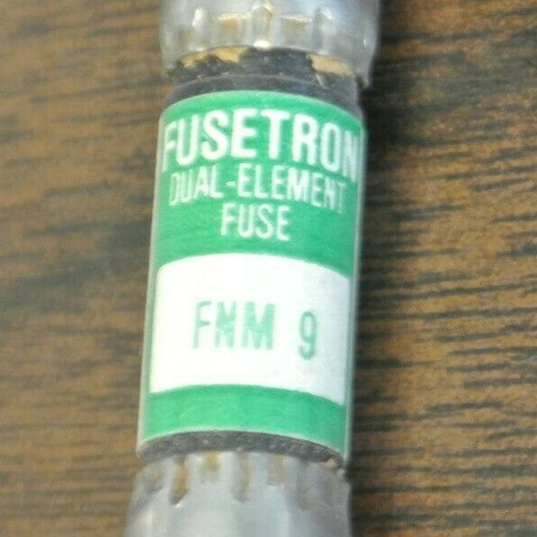 LOT of 4 / BUSS FNM-9 FUSETRON DUAL-ELEMENT FUSE / 9A / 250V