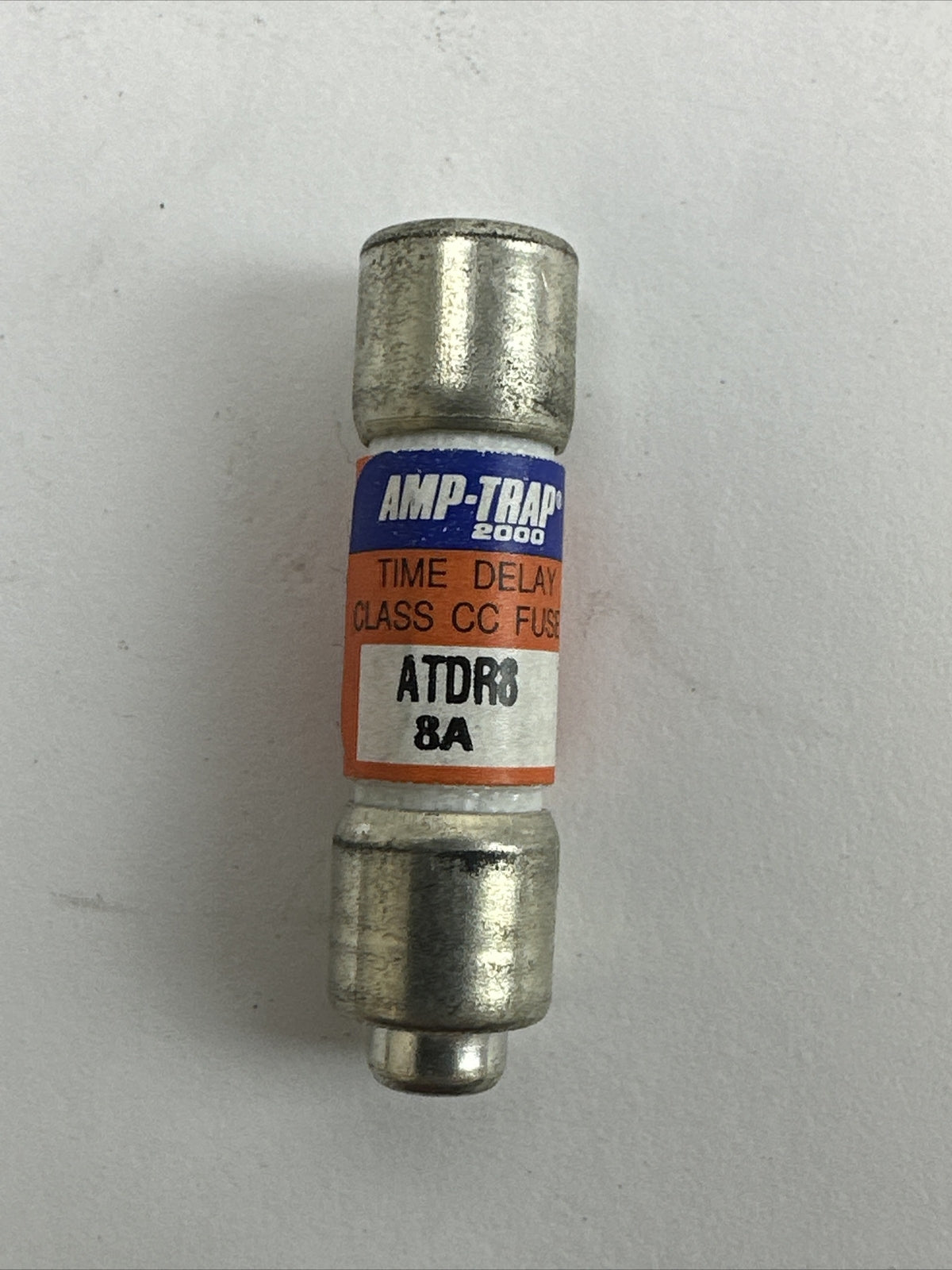 FERRAZ SHAWMUT ATDR8 AMP-TRAP 2000 CLASS CC FUSE 8AMP 600VAC 300VDC (LOT OF 4)