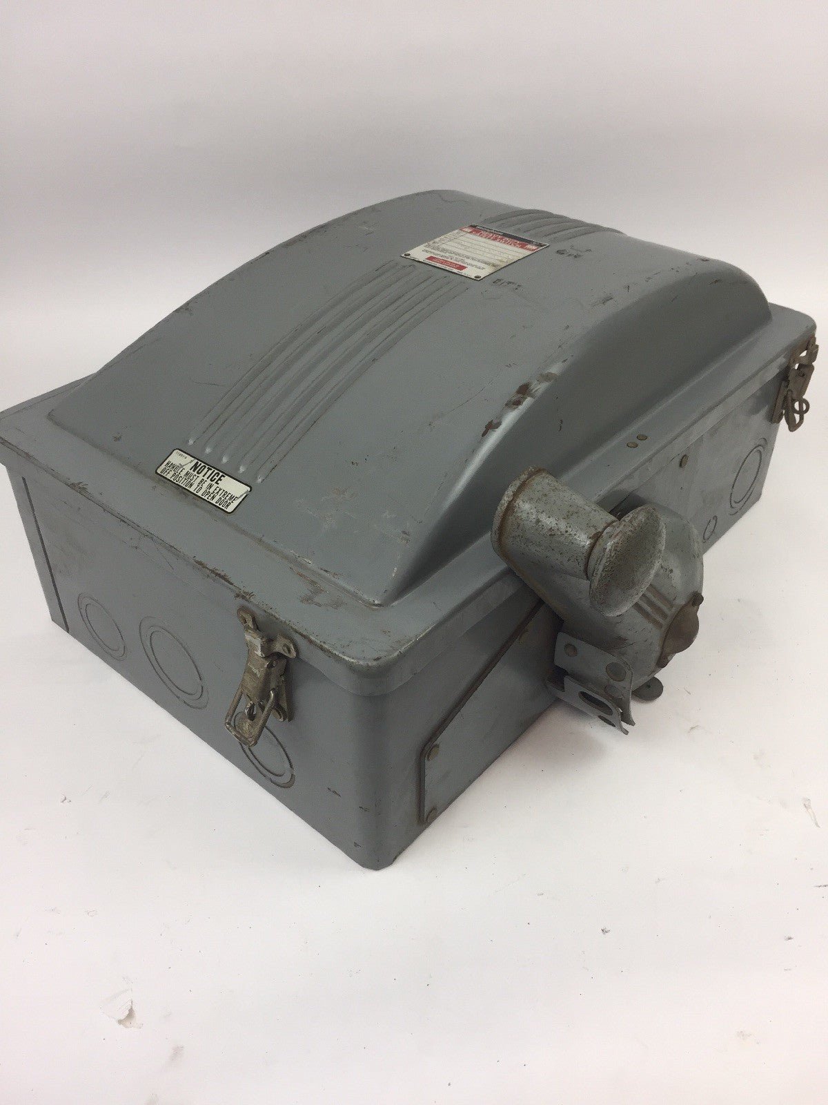 WESTINGHOUSE AHU363 HEAVY DUTY SAFETY SWITCH 600 VAC 100 AMP NEMA 1A