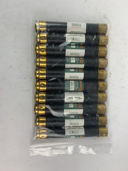 Brush Time-Delay Dual-Element ECSR3.2 3.2A 600V Fuse "Lot of 10"