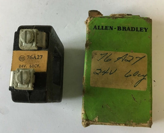 ALLEN BRADLEY 76A27 COIL 24V 60CY
