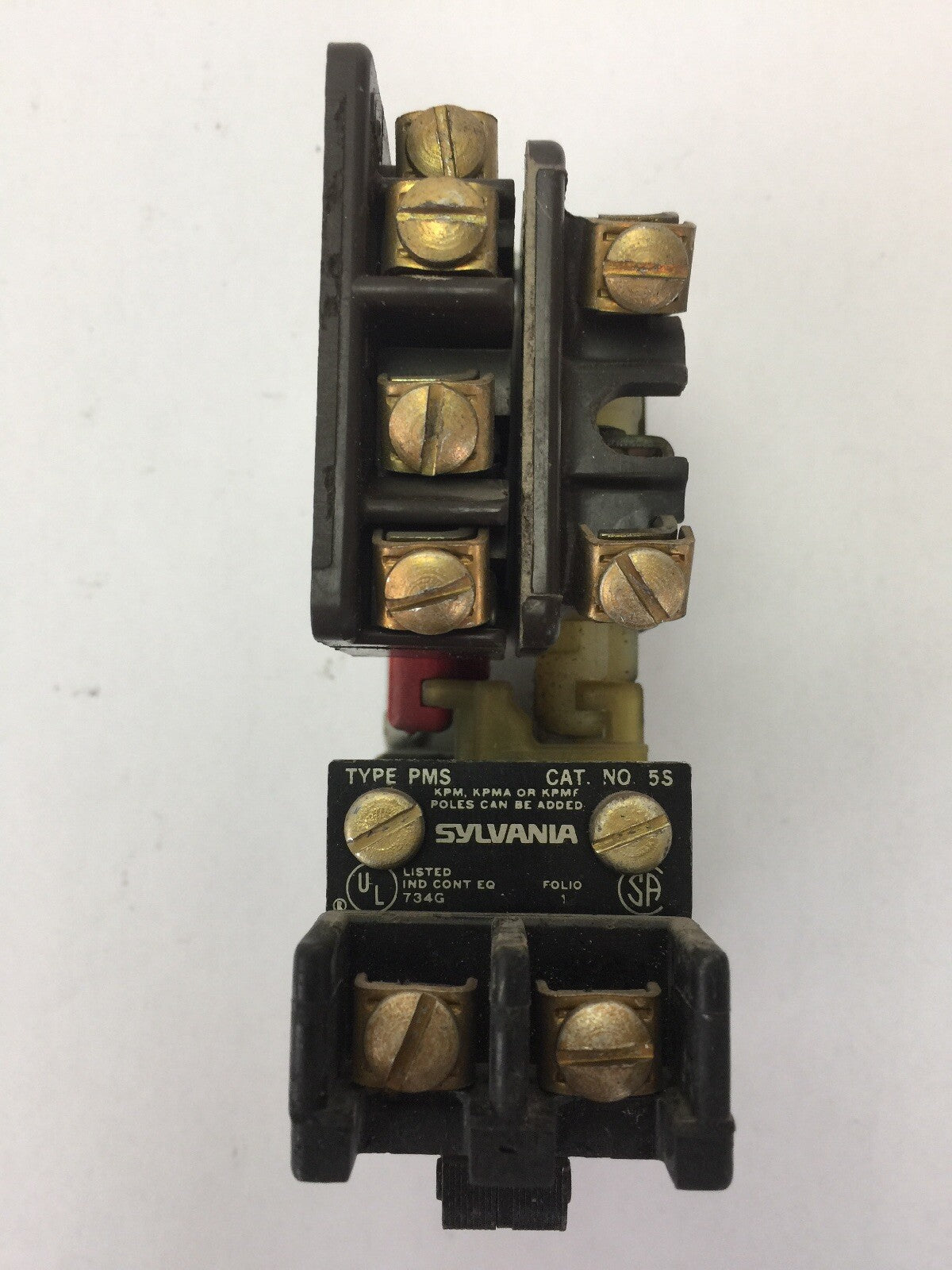 SYLVANIA PMS 6S SLIM JIM RELAY TB139-1 COIL 110-120V 60HZ 110V 50HZ