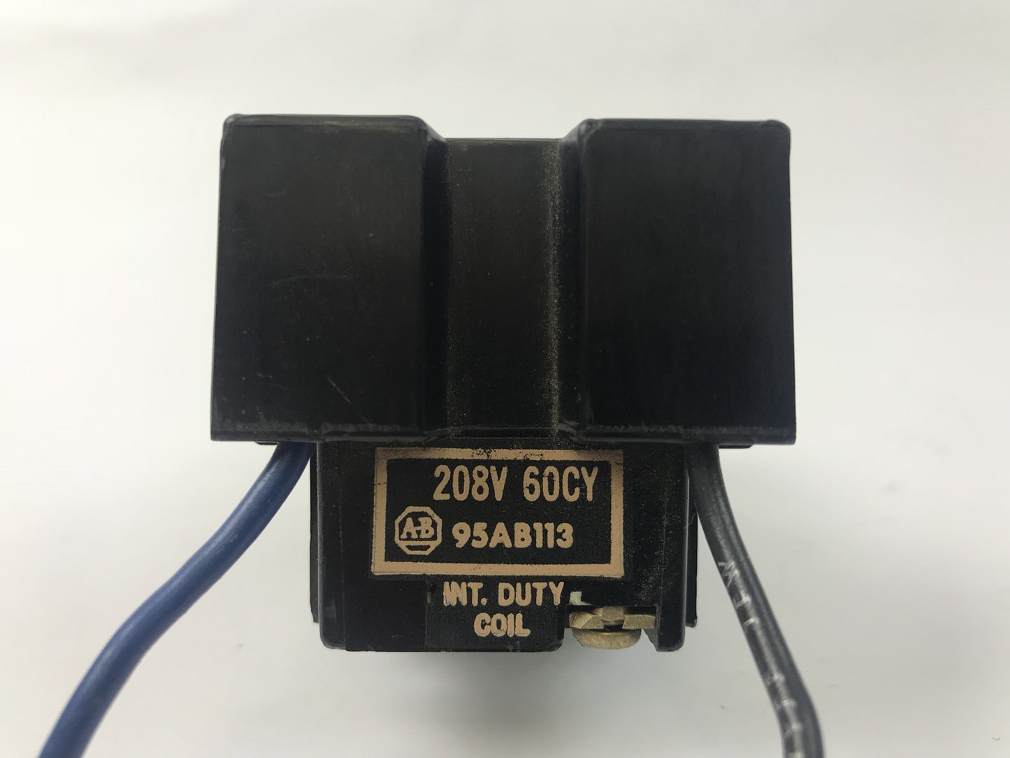 ALLEN BRADLEY 95AB113 COIL, 208V @ 60Z, INT. DUTY COIL, USED GOOD CONDITION